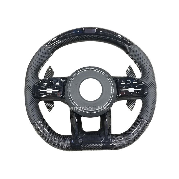 C CLASS W204 C63 W212 W218 W207 W172 SLK Matt Carbon Fiber Steering Wheel For Mercedes Benz AMG Car Steering Wheel