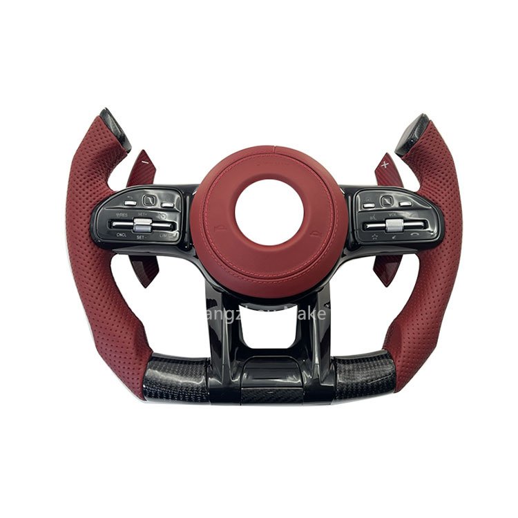 C CLASS W204 C63 W212 W218 W207 W172 SLK Matt Carbon Fiber Steering Wheel For Mercedes Benz AMG Car Steering Wheel