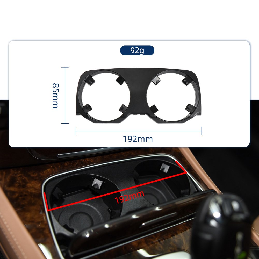 For BMW 7 Series F02 2008-2015 Auto Interior Accessories Car Center Consoler Cup Holder Armrest Box Storage Box Fixed Frame