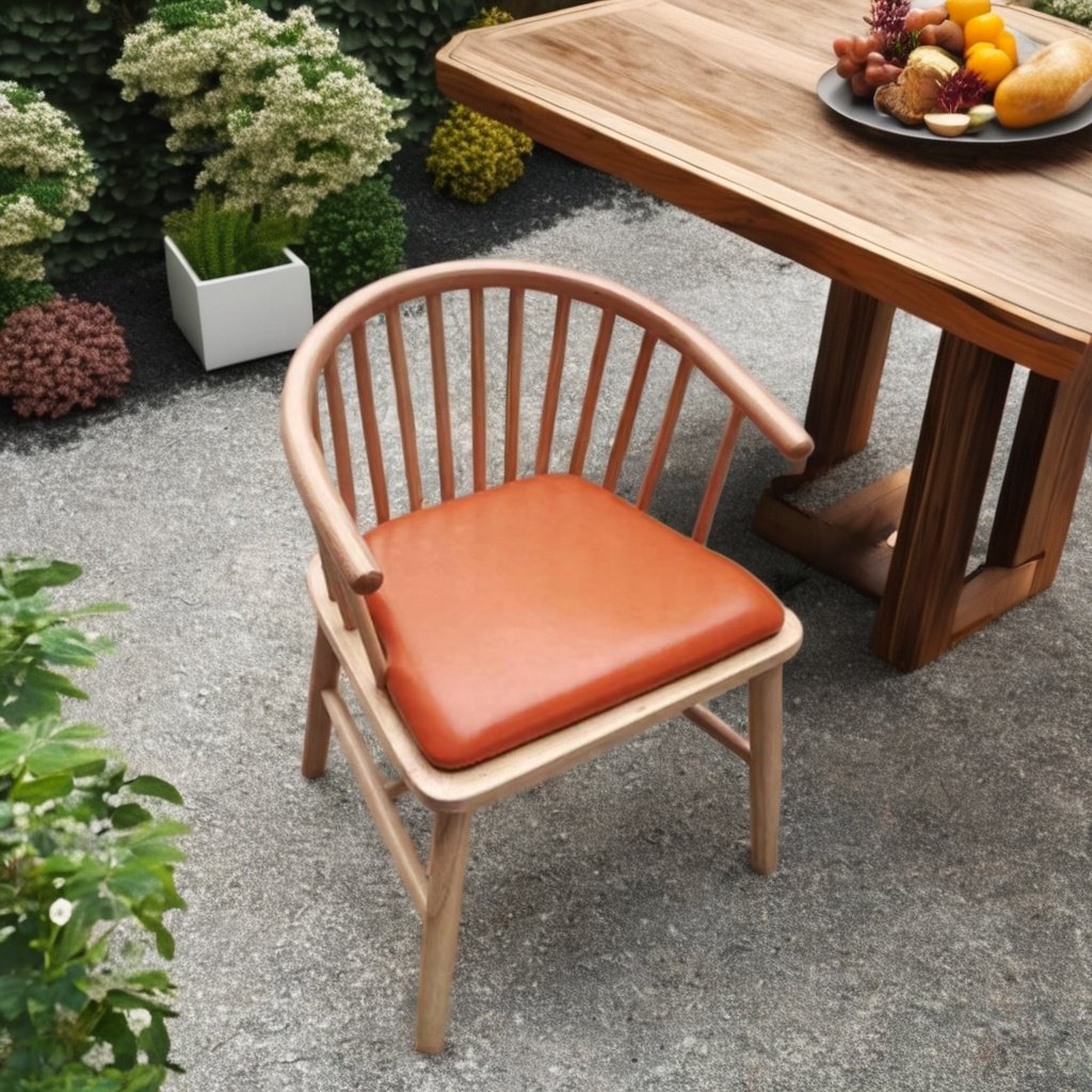 Y Chair Modern Design Solid Oak Dining Chair with Rattan Armrest Natural Lounge Furniture for Home Apartment Villa Hotel Use
