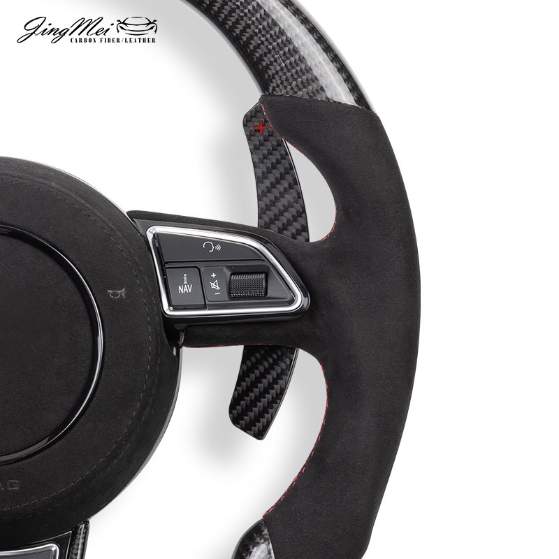 Carbon Fiber Steering Wheel For Audi A7 A4 A3 S3 S4 S5 S7 Q5 RS3 RS4 RS5 RS7 SQ5 B8 B8.5