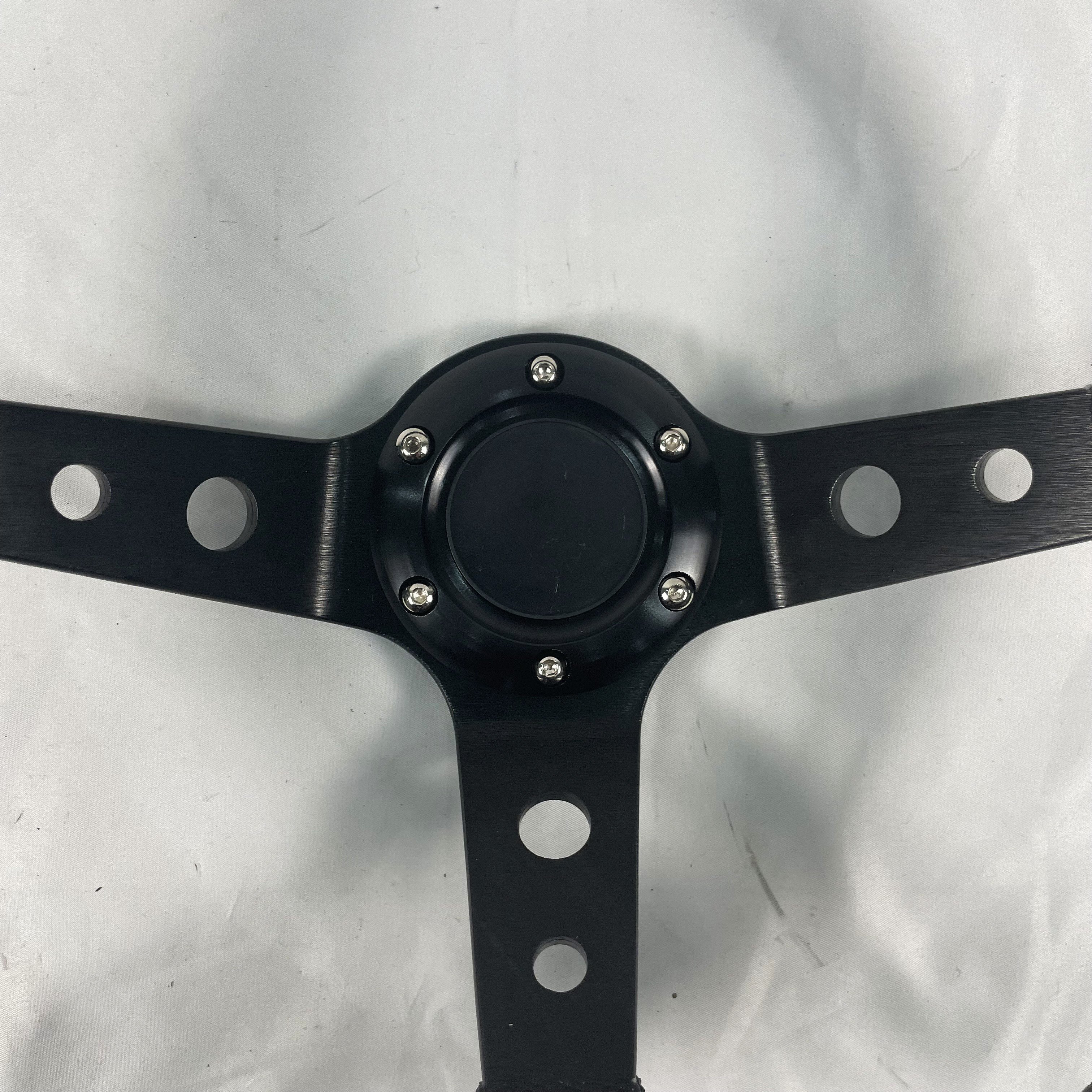 TRAPLY New Products PVC Racing Steering Wheel Universal Car Steering Wheel With Speaker