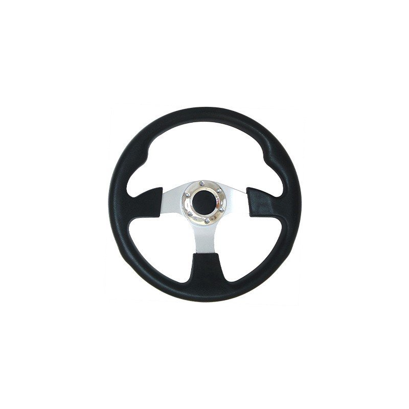 In Stock DIA 330MM Foaming Process Non-slip Texture Design Go Car Steering Wheel