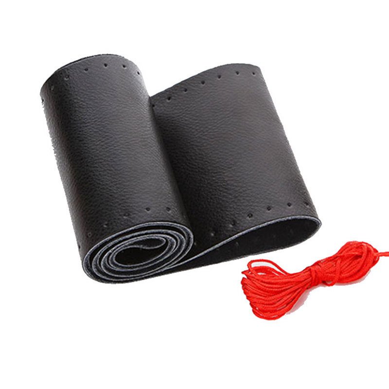 Sports Handle Cover Car Interior Accessories Stitching Steering Wheel Cover PVC