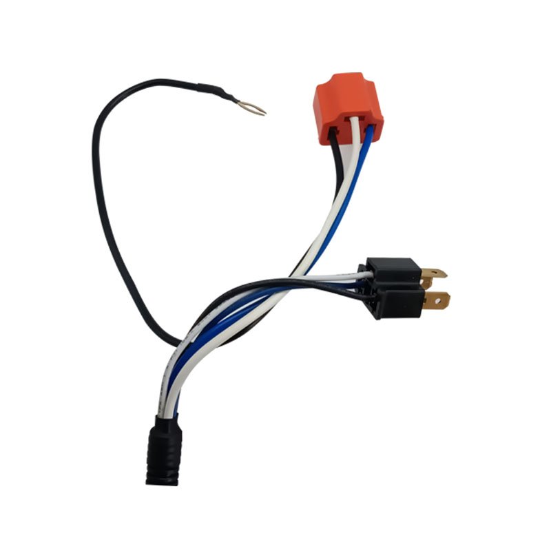 Headlight Relay Harness Auto Relay Socket Headlight Wiring Harness Kit for Auto