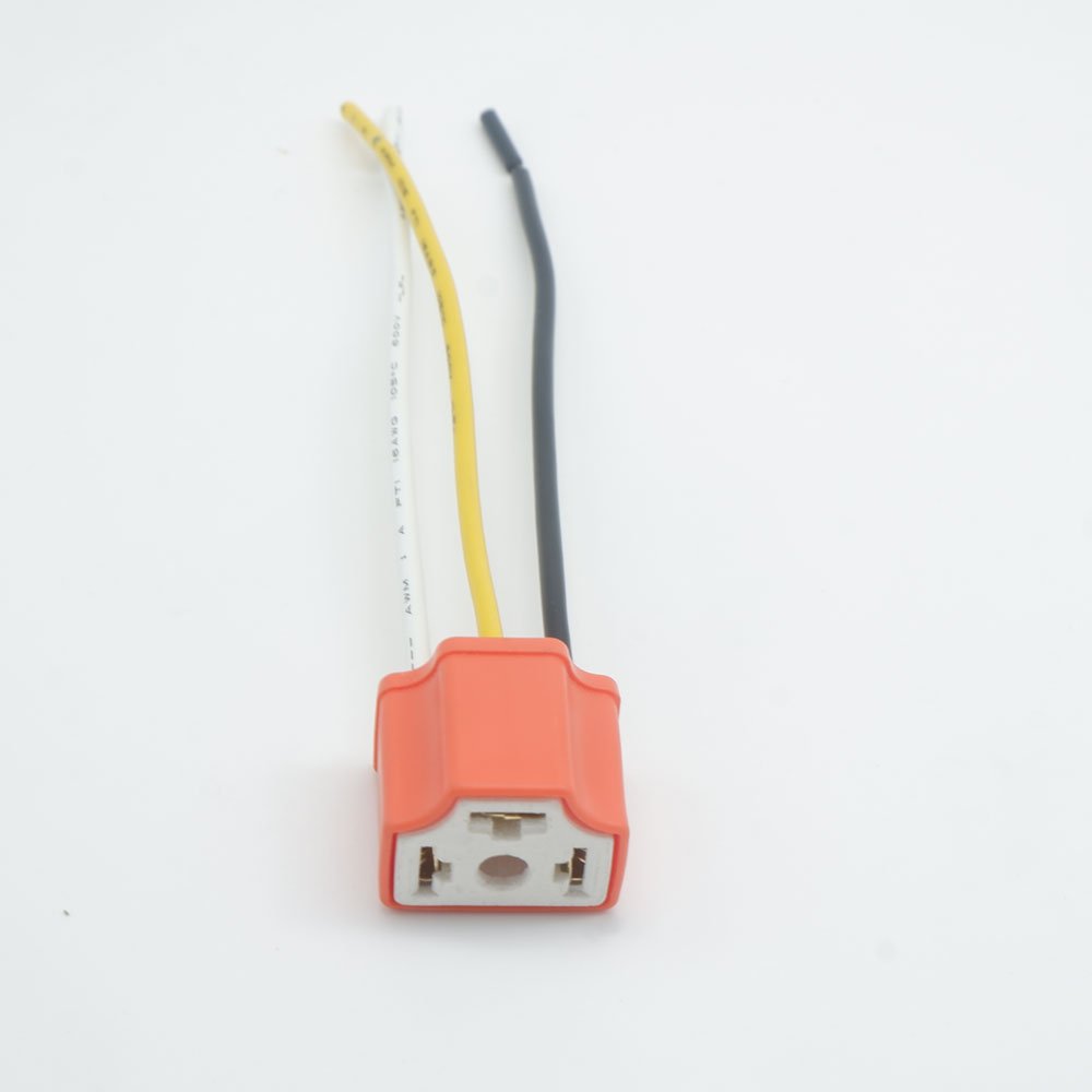Headlight Relay Harness Auto Relay Socket Headlight Wiring Harness Kit for Auto
