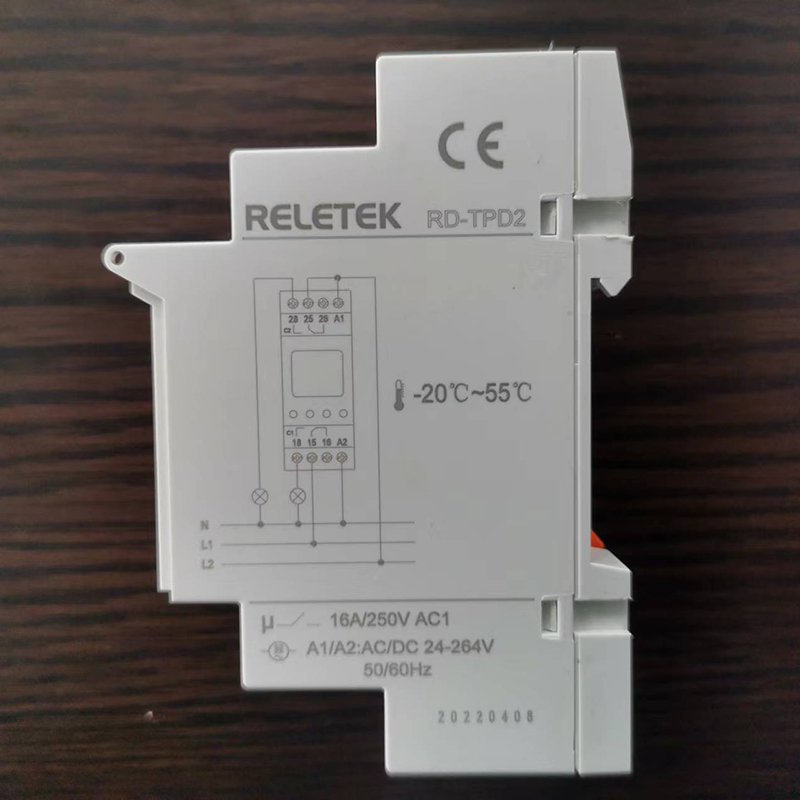 RELETEK Double Channel Digital Weekly Time Switch RD-TPD2 with LCD Display Digital Switch Auto Switchover Relay Suppliers