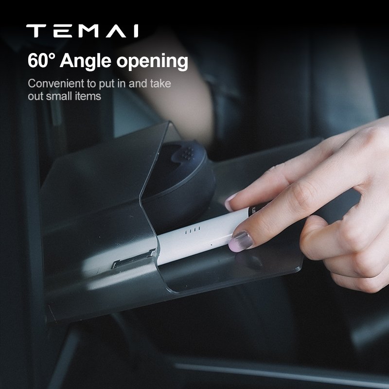 For Tesla Model Y Car Magnetic Center Console Hidden Storage Box Armrest Hidden Storage tesla Storage Box