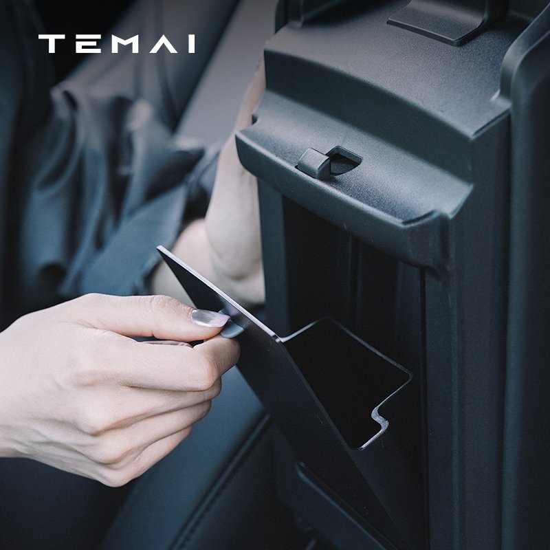 For Tesla Model Y Car Magnetic Center Console Hidden Storage Box Armrest Hidden Storage tesla Storage Box