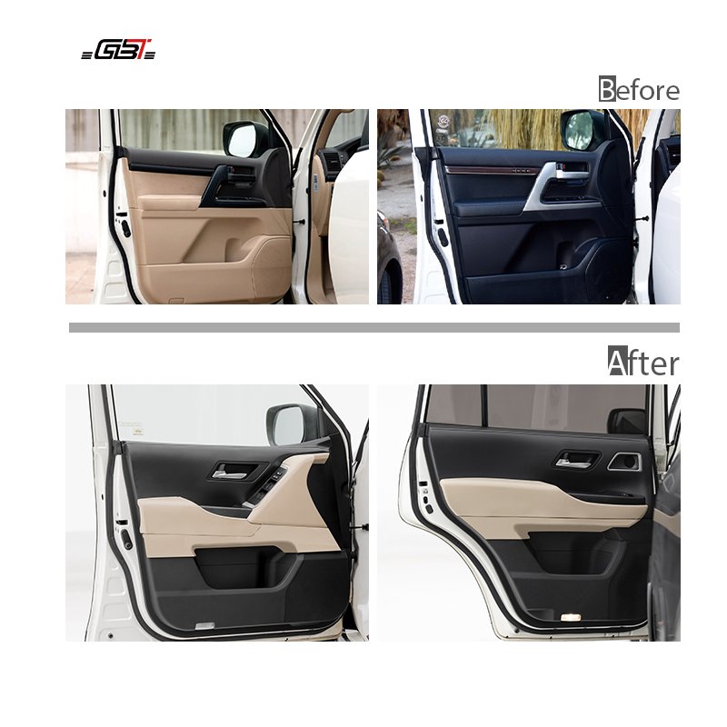GBT LC200 to LC300 Instrument Panel Assembly Seat Cover Inner Door Panel Steering Wheel Center Armrest Box for LC200 Upgrade