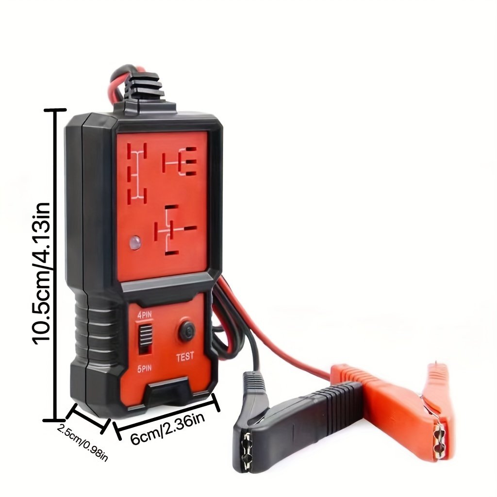 Newest Red Relay Tester 12v Universal Electronic Automotive Car Circuit Detector Battery Checker Auto Repair Tool