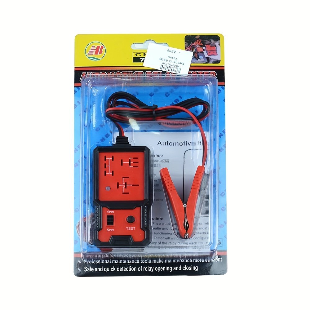 Newest Red Relay Tester 12v Universal Electronic Automotive Car Circuit Detector Battery Checker Auto Repair Tool