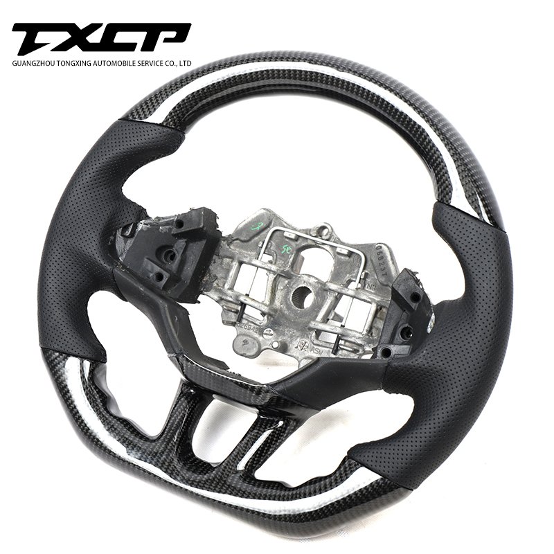 Fit for Peugeot 308S Custom universal car steering wheel auto Alcantara led carbon fiber racing wheel convertible