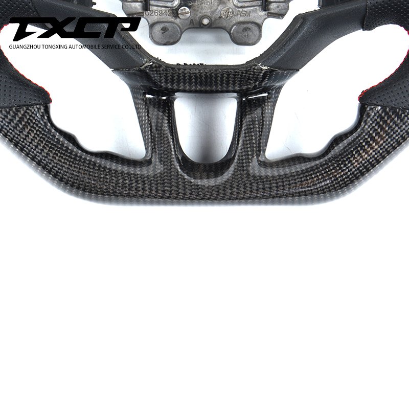 Fit for Peugeot 308S Custom universal car steering wheel auto Alcantara led carbon fiber racing wheel convertible