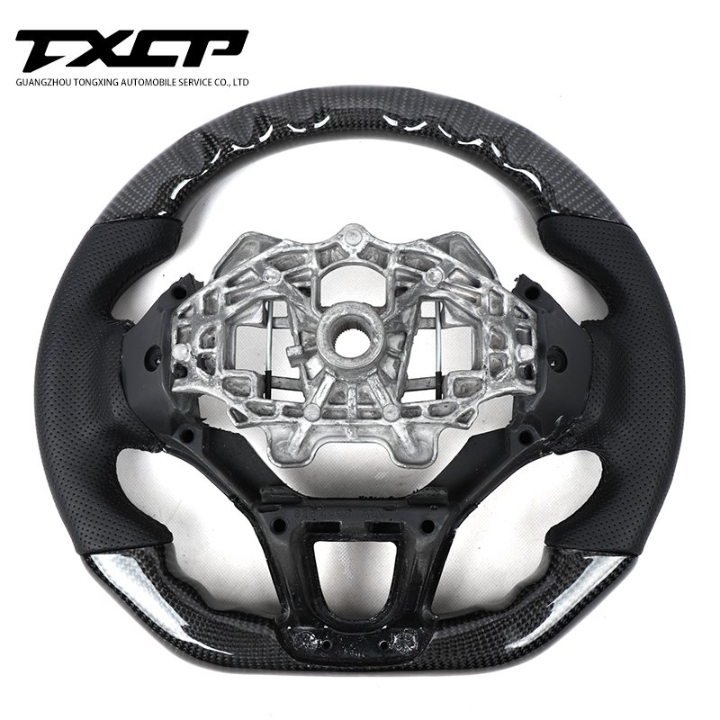 Fit for Peugeot 308S Custom universal car steering wheel auto Alcantara led carbon fiber racing wheel convertible