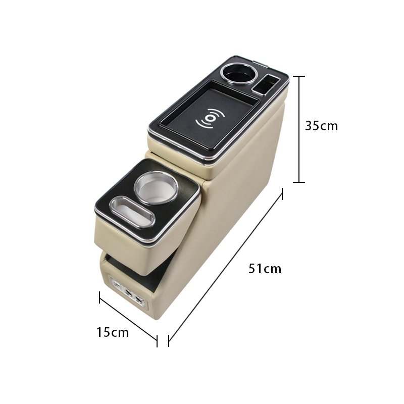 Commercial Vehicle Middle Row Armrest Box Central Console Storage Box Can Be Wholesale and Customized