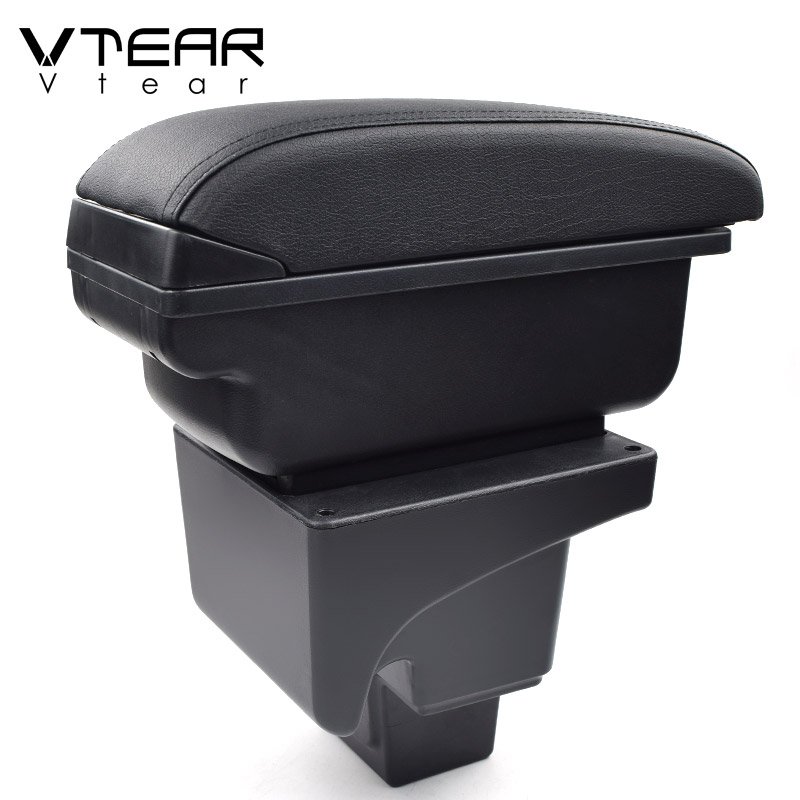 Vtear for Ford Focus 3 MK3 Armrest Box USB Charging Interface Heighten MK2 Central Store Content Box Car Accessories 2012-2020