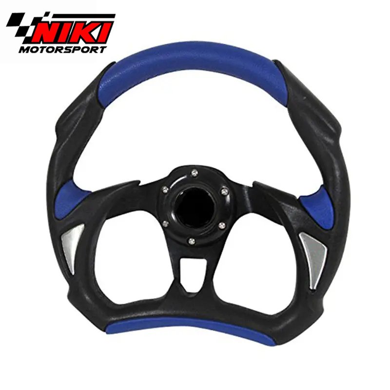 Universal 320MM Custom Battle PVC Leather Racing Car Steering Wheel
