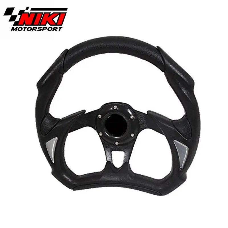 Universal 320MM Custom Battle PVC Leather Racing Car Steering Wheel