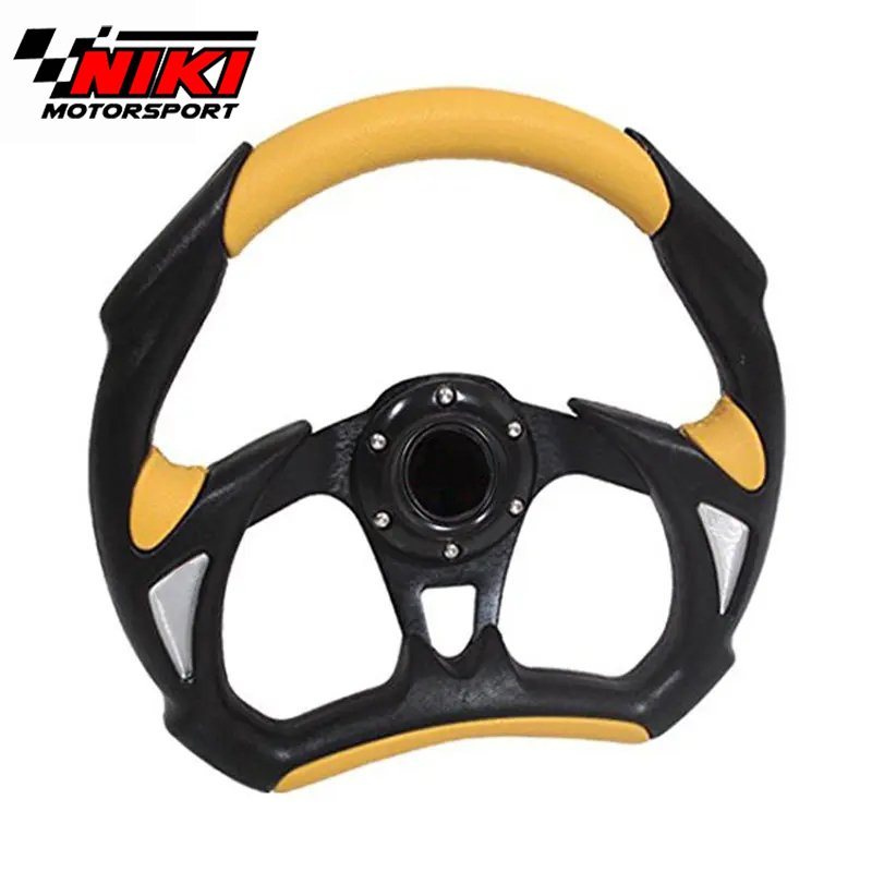 Universal 320MM Custom Battle PVC Leather Racing Car Steering Wheel