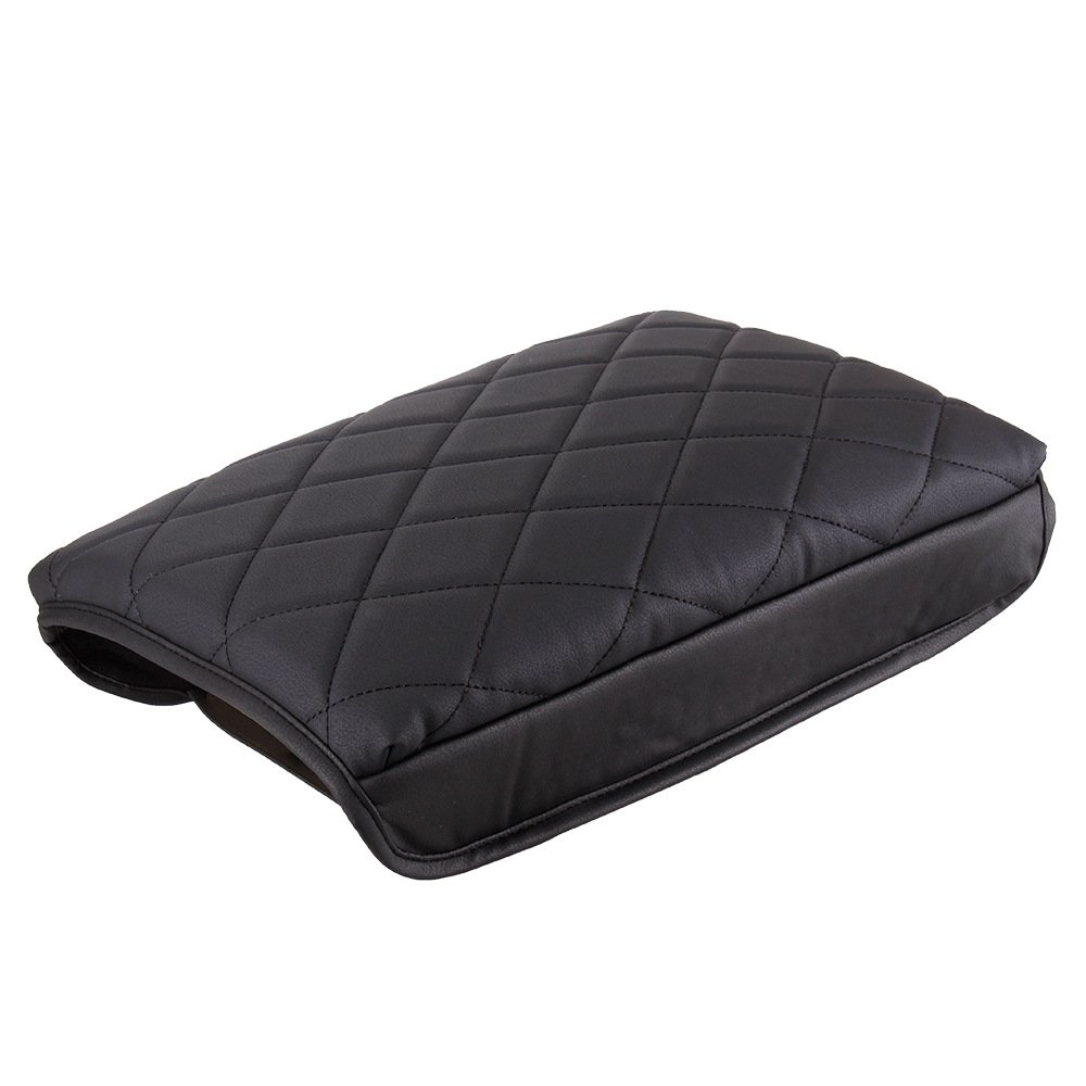 Car Center Console Cover Armrest Cushion Black Auto Arm Rest Pad Leather Middle Consoles Protector Hand Rest for Tesla Model 3/Y