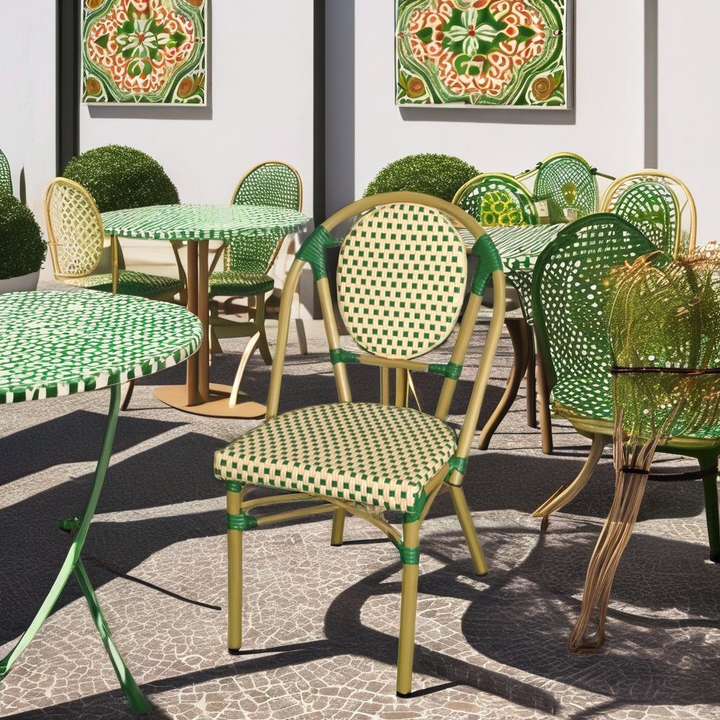 Modern Leisure Hotel Outdoor Furniture Armrest Dining Chairs Small Pure Fresh Single Seat Chairs PE Rattan Chair