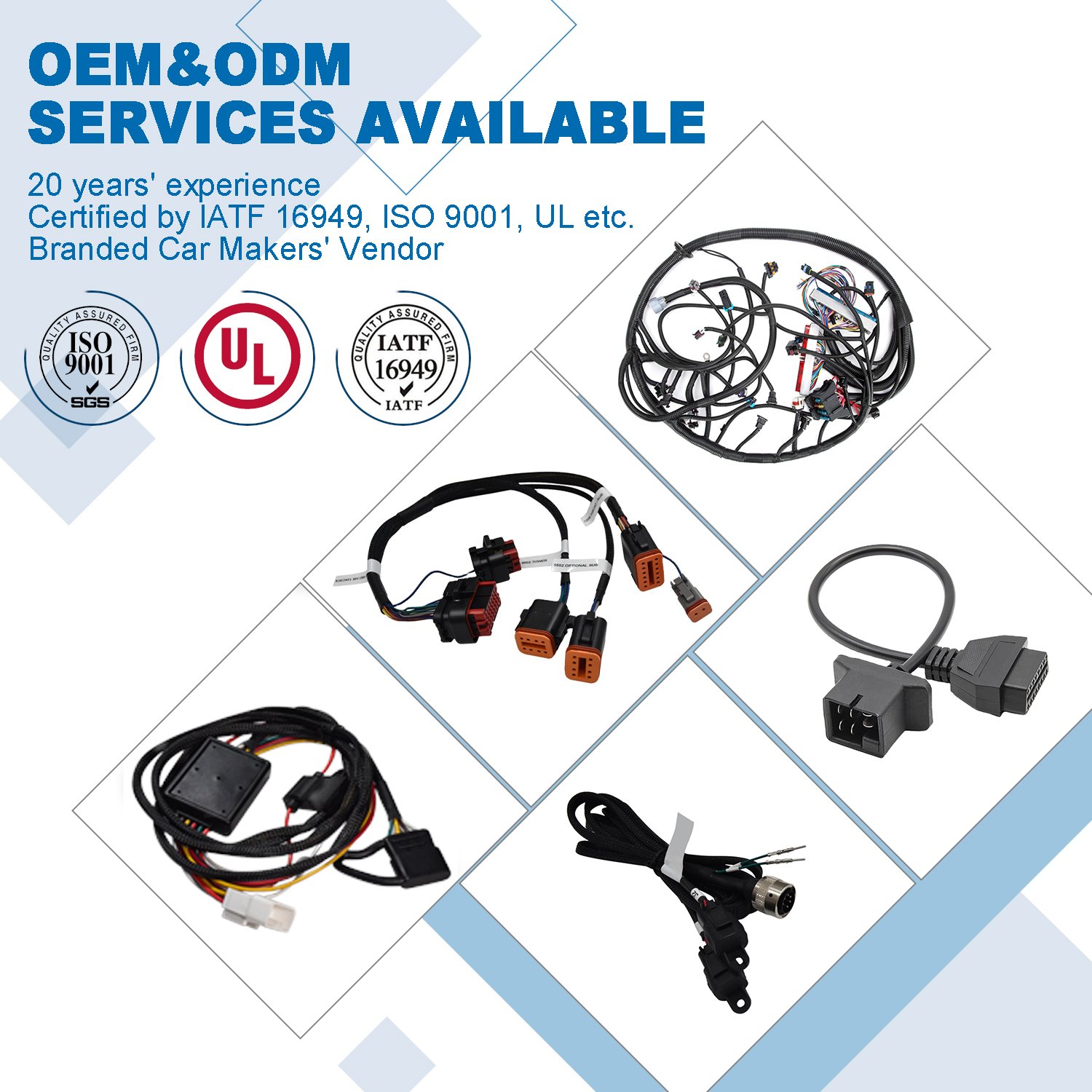 5-Pin 12V 30A/40A Auto Car Relay with 15cm Tail Wires Automotive SPDT Socket for Car & Vehicle Relays