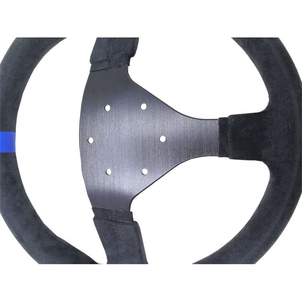 Black Microfiber Leather 330mm Steering Wheel Modified Steering Wheel For Racing Simulator