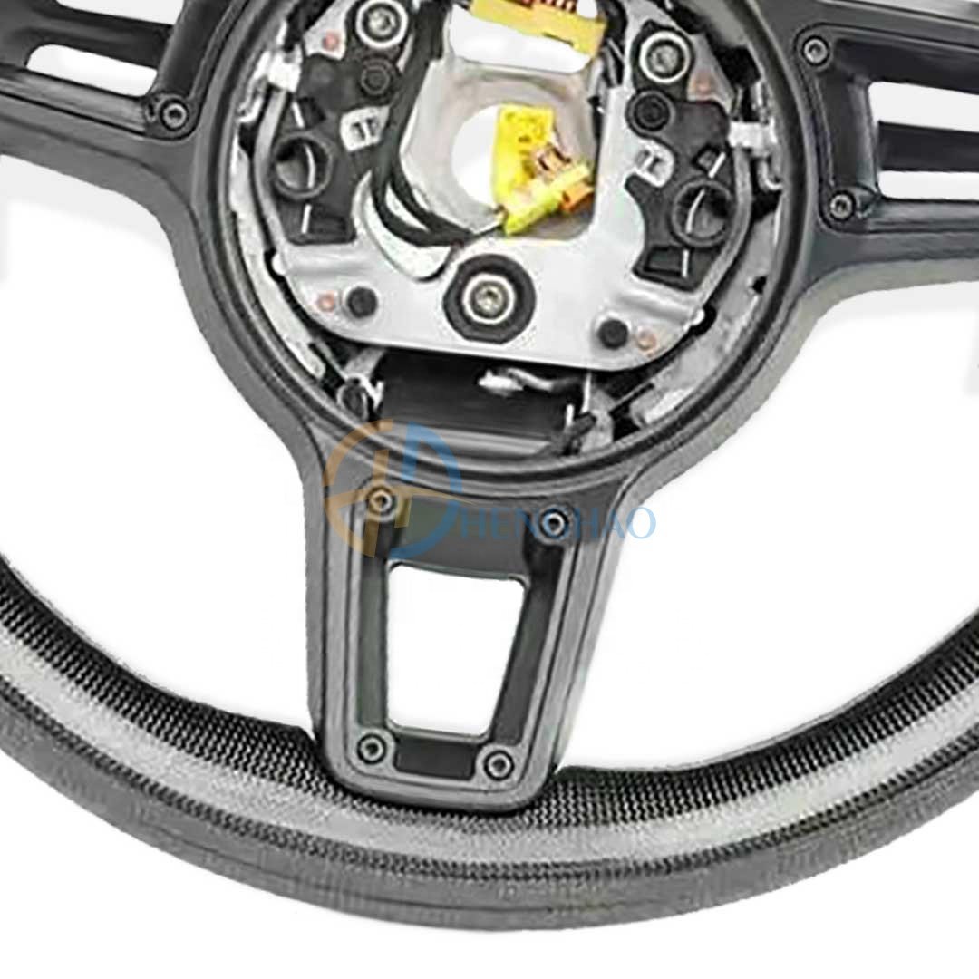 Factory Wholesale Price Carbon Fiber Steering Wheel For Porsche Macan Panamera Cayman Boxster 718 991 911 Cayenne Upgrade