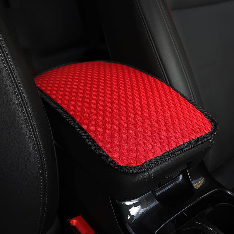 Four Seasons 3D Breathable Diamond Sandwich Mesh Car Pink Central Handset Case Cover Cushion