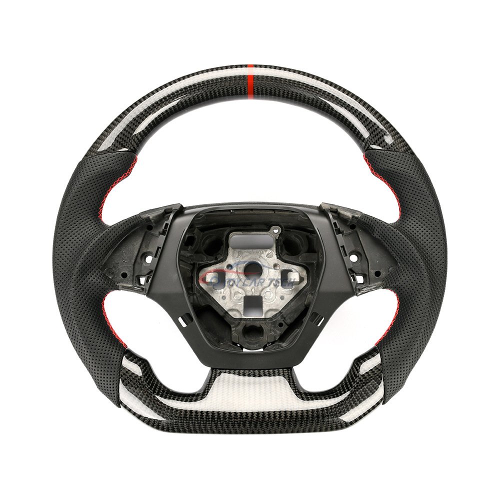Car Steering Wheel Customized Fit For 2016 2017 2018 2019 2020 Chevy Ch-evrolet Camaro ss Real Carbon Fiber Steering Wheel
