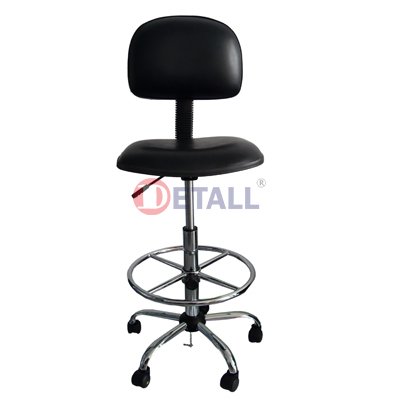 Detall PU Foam Chair Lab Stool and Chair Height Adjustable Chair with Armrest