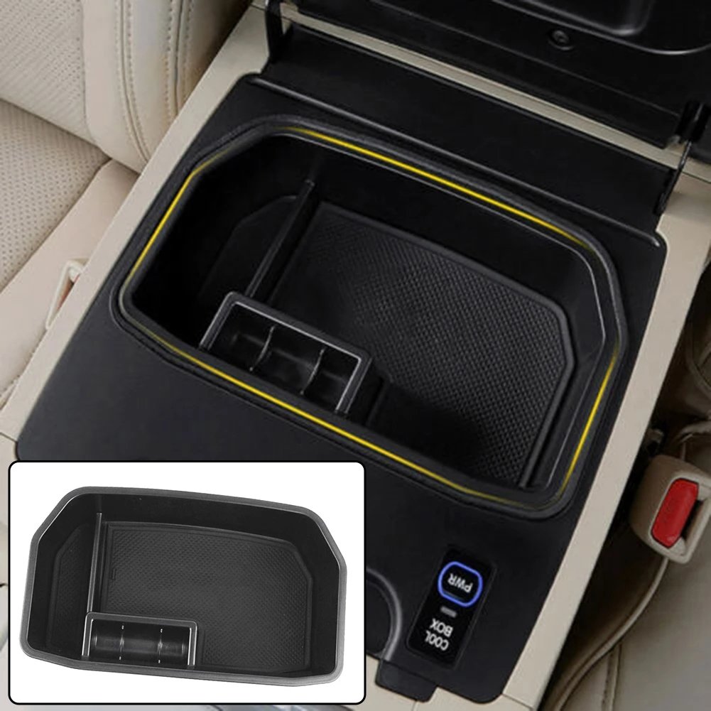 Car Center Console Organizer Tray Armest Storage Box Console Armrest Storage Box Organiser for Toyota Landcruiser LC200