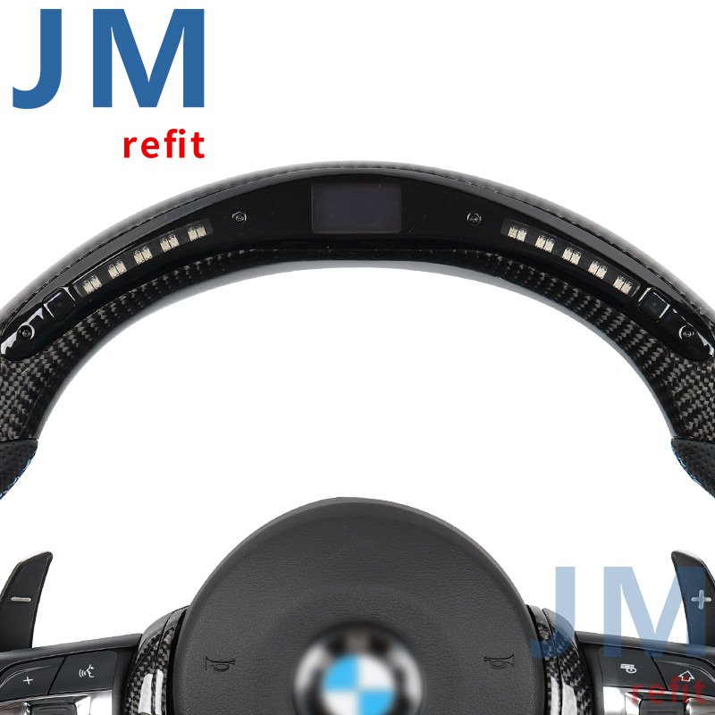 Smart LED Carbon Fiber Steering Wheel For BMW F30 F80 F82 F10 X1 X2 X3 X4 X5 M5 M4 M3 M2