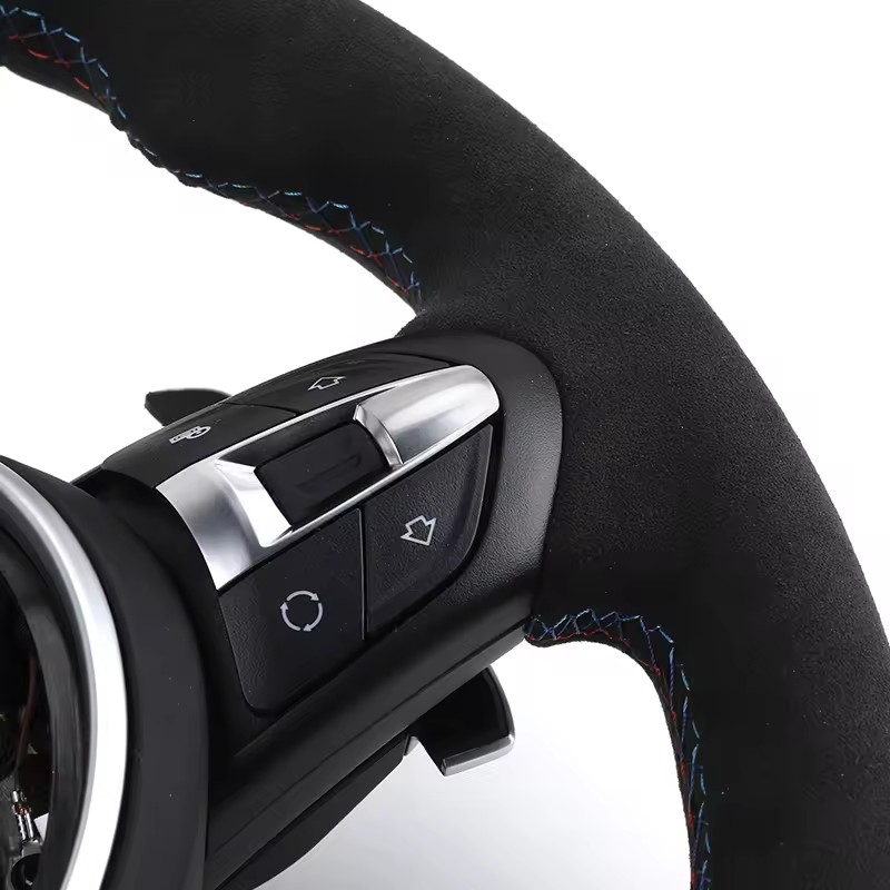 Alcantara M Sport Lenkrad Direksiyon Steering Wheel for BMW F10 F30 X5 E70 F15 F20 F32 F15 X1 E84 X6 E71 E60 F02 F25 E90 M3 M4