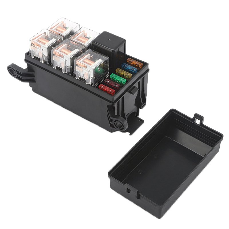 Hot Sale 12 Way 12v 24v Central Electrical Fuse Relay Box Fuse Block for Car Trailer Automotive