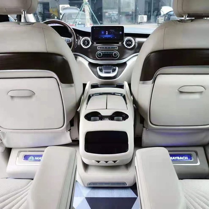 Suitable for Mercedes-Benz Central Armrest Box, New Vito Interior Storage Box, Modified Hand Box Storage Box