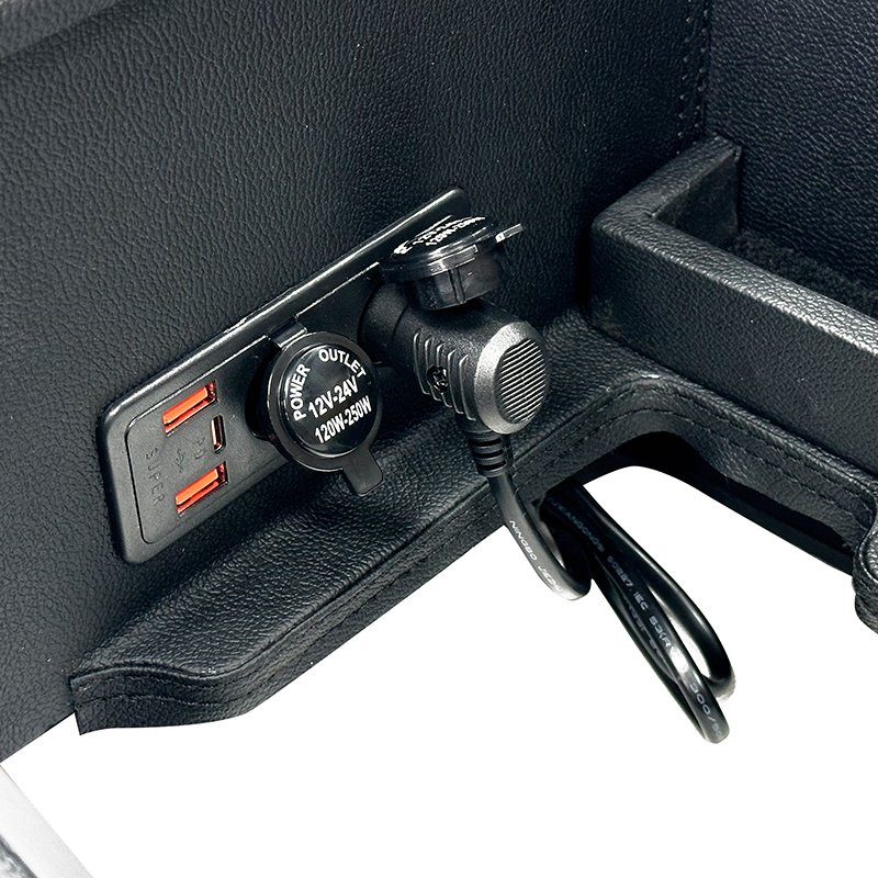 2007-2022 FJ Cruiser Central Armrest Box Multifunctional Storage Box Central Control Storage Box