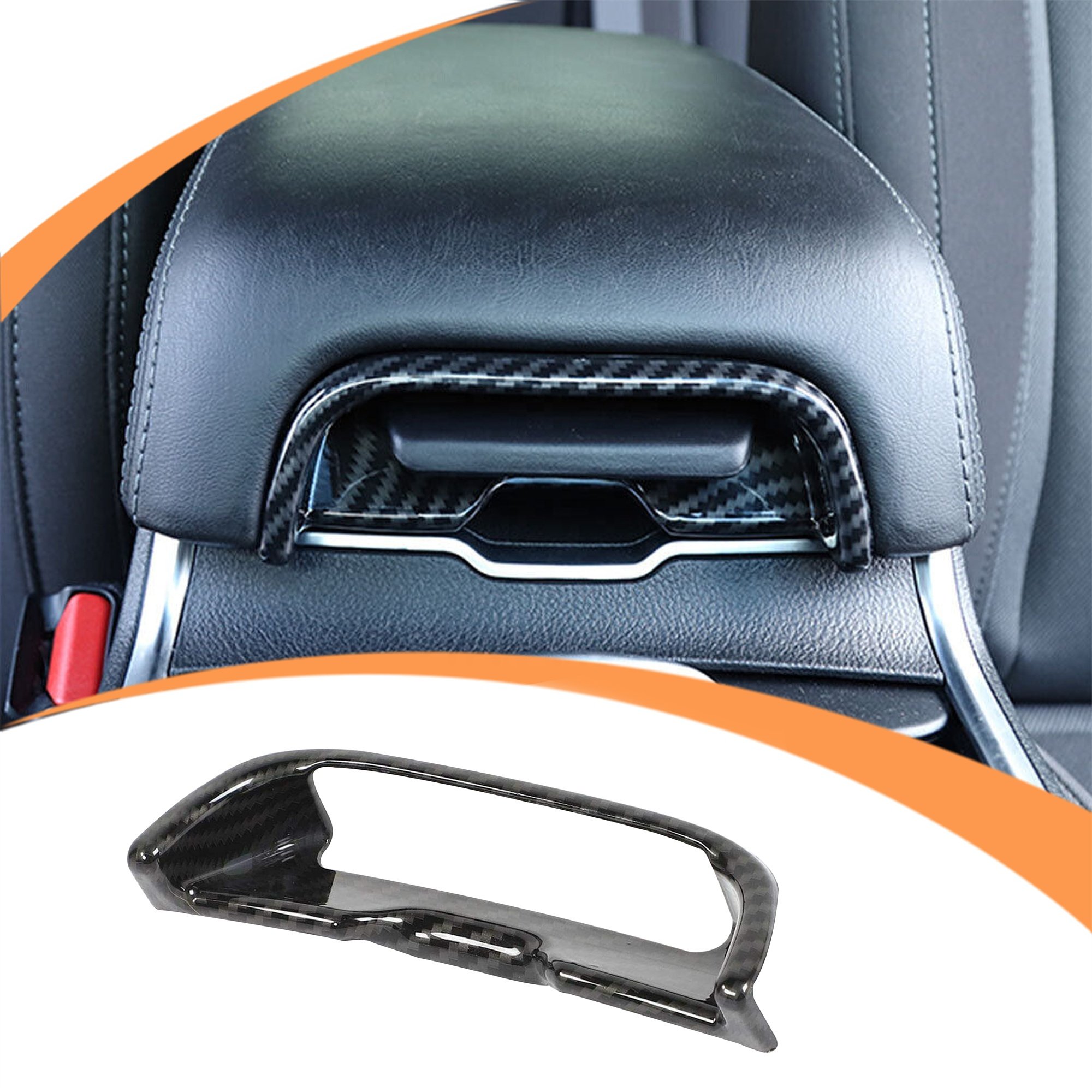 Tiypeor Automotive Parts Armrest Box Switch Trim Cover for Dodge Charger 2015-2021
