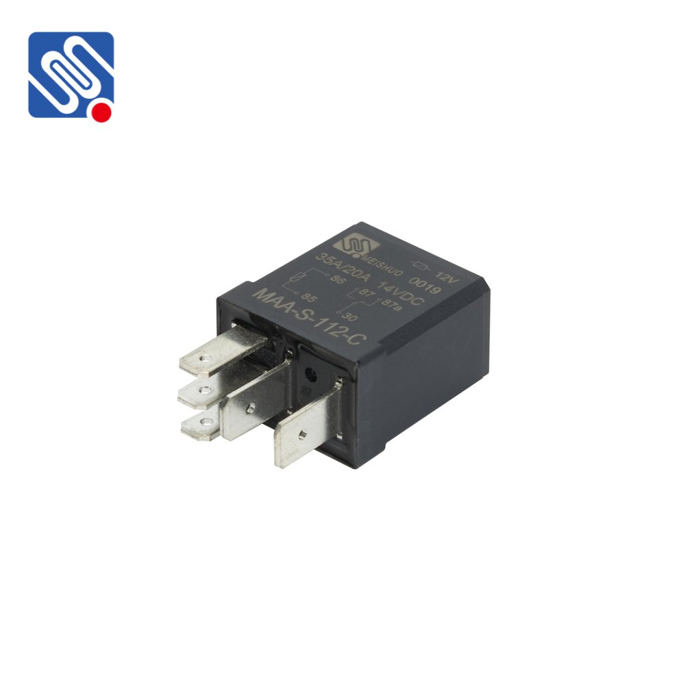 Meishuo MAA Violet Car Relay DC12V/24V 35A 4PIN/5pin for Modified Car