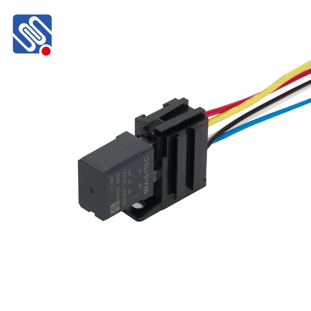 Meishuo MAA Violet Car Relay DC12V/24V 35A 4PIN/5pin for Modified Car