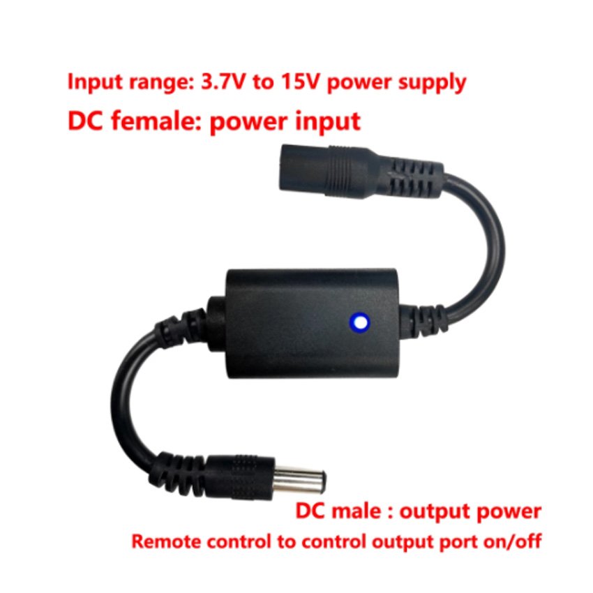 Wireless Remote Control Switch 433mhz Relay RF 3.7 to 15V DC Power Adapter Connector Plug Wireless Controller for LED Light