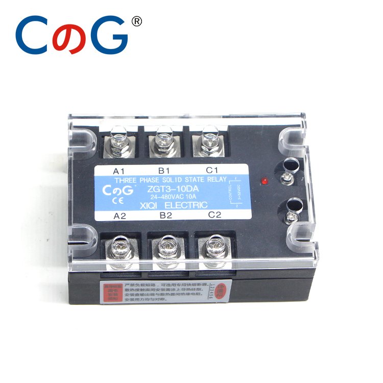 CG ZGT3-10DA 10A Three Phase Motor Control Module SSR Solid State Relay Motor Reversing SSR DC Input
