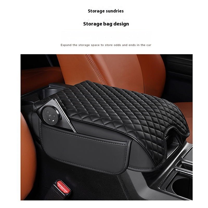 2015-2020 Ford F150 Car Armrest Box Heightened Pad Front Elbow Rest Mat