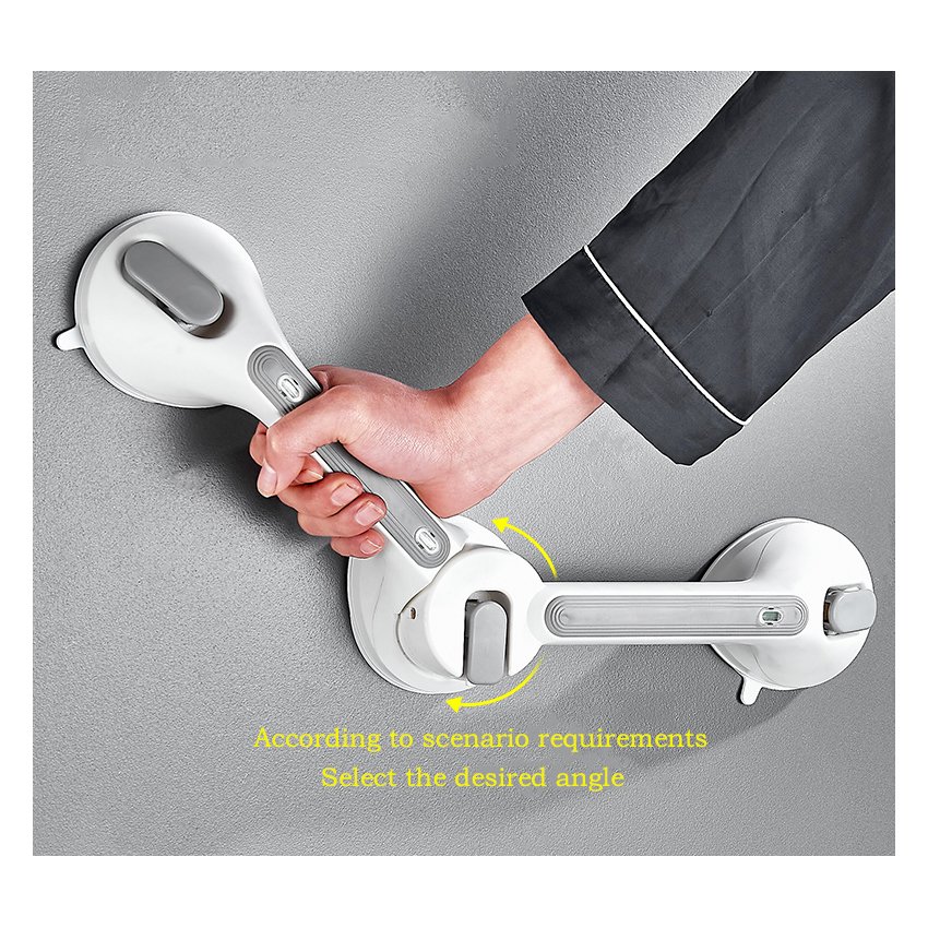 Plastic Safety Grab bar Bathroom Accessories for the Elderly Bathroom Armrest Frame Suction Cup Handle