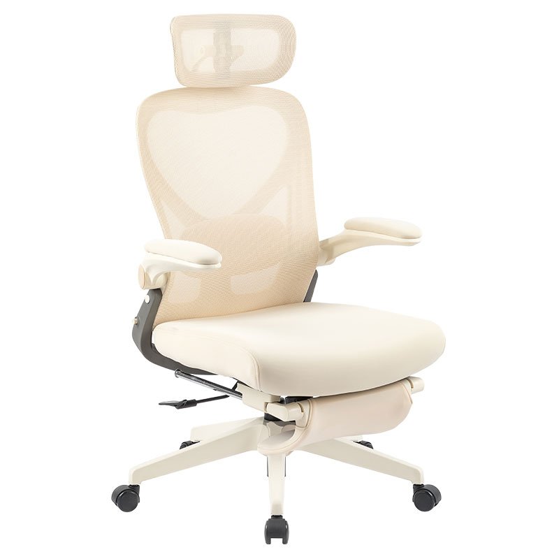 Luxury Design 3D Headrest Flip up Armrest Swivel Manager Ergonomic Mesh Executive Office Chair With Footrest