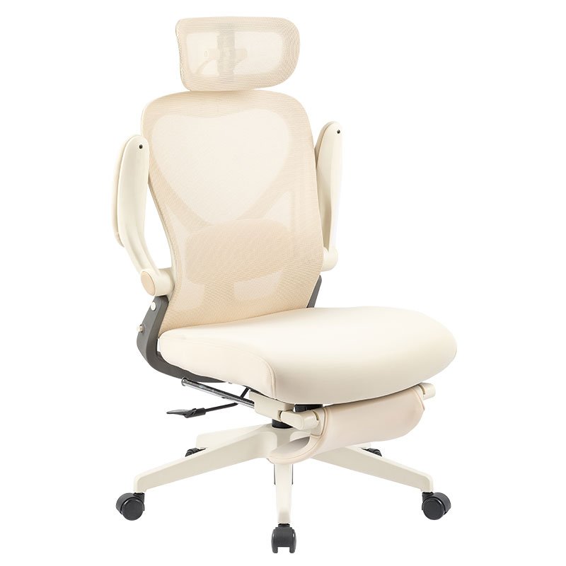 Luxury Design 3D Headrest Flip up Armrest Swivel Manager Ergonomic Mesh Executive Office Chair With Footrest