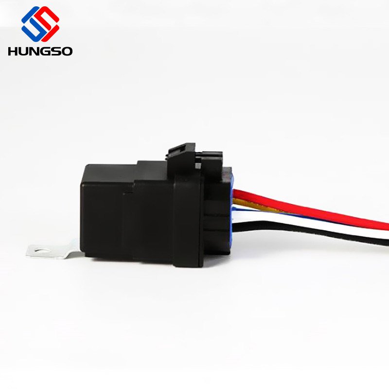 Waterproof Auto Relay JD2912 12v 24v 40a 45a 4 Pin 5 Pin Car Automotive Relay Socket Wire Harness Set