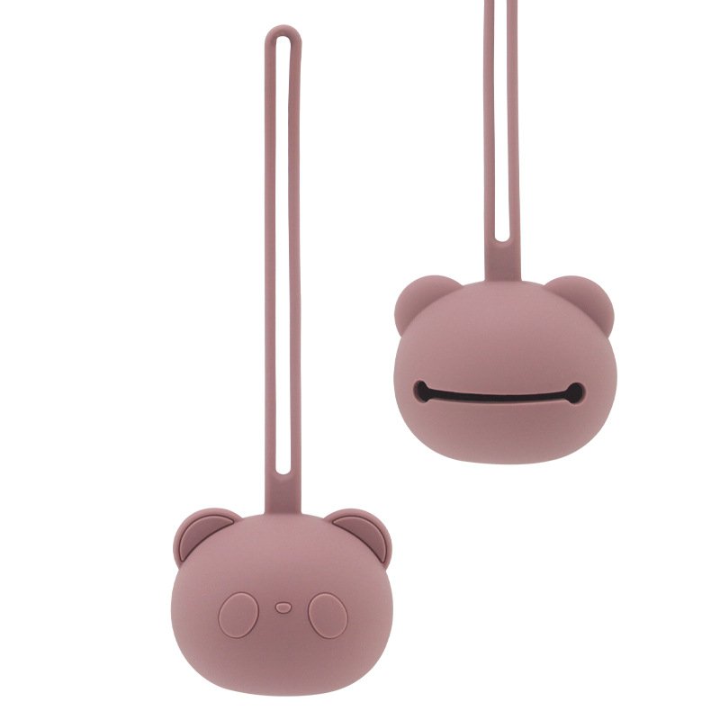 Wholesale New Design Silicone Portable Baby Pacifier Storage Box Silicone Storage Pocket Bag