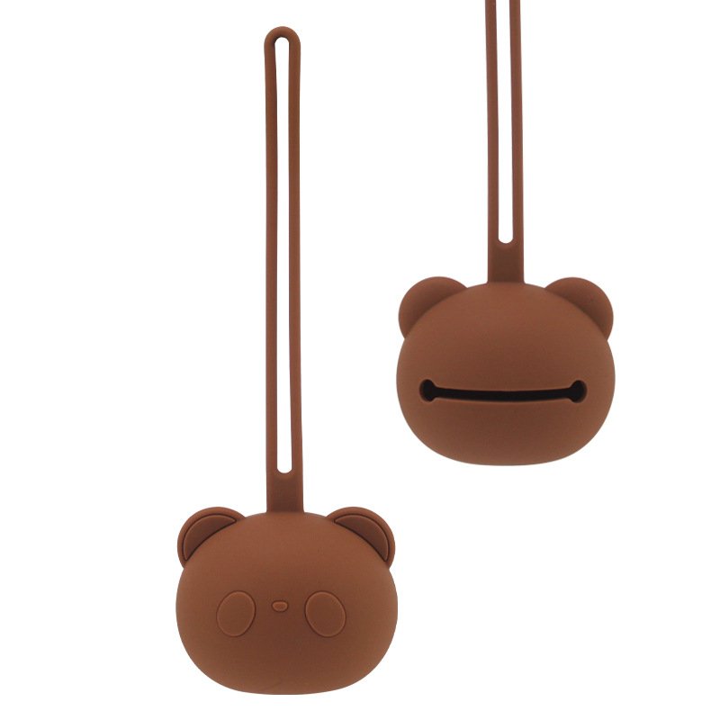 Wholesale New Design Silicone Portable Baby Pacifier Storage Box Silicone Storage Pocket Bag